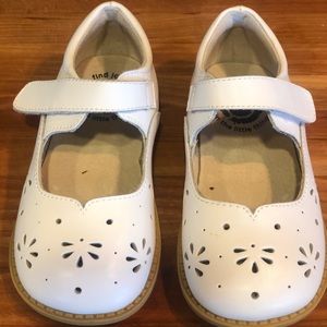 Livie and Luca white Easter shoes